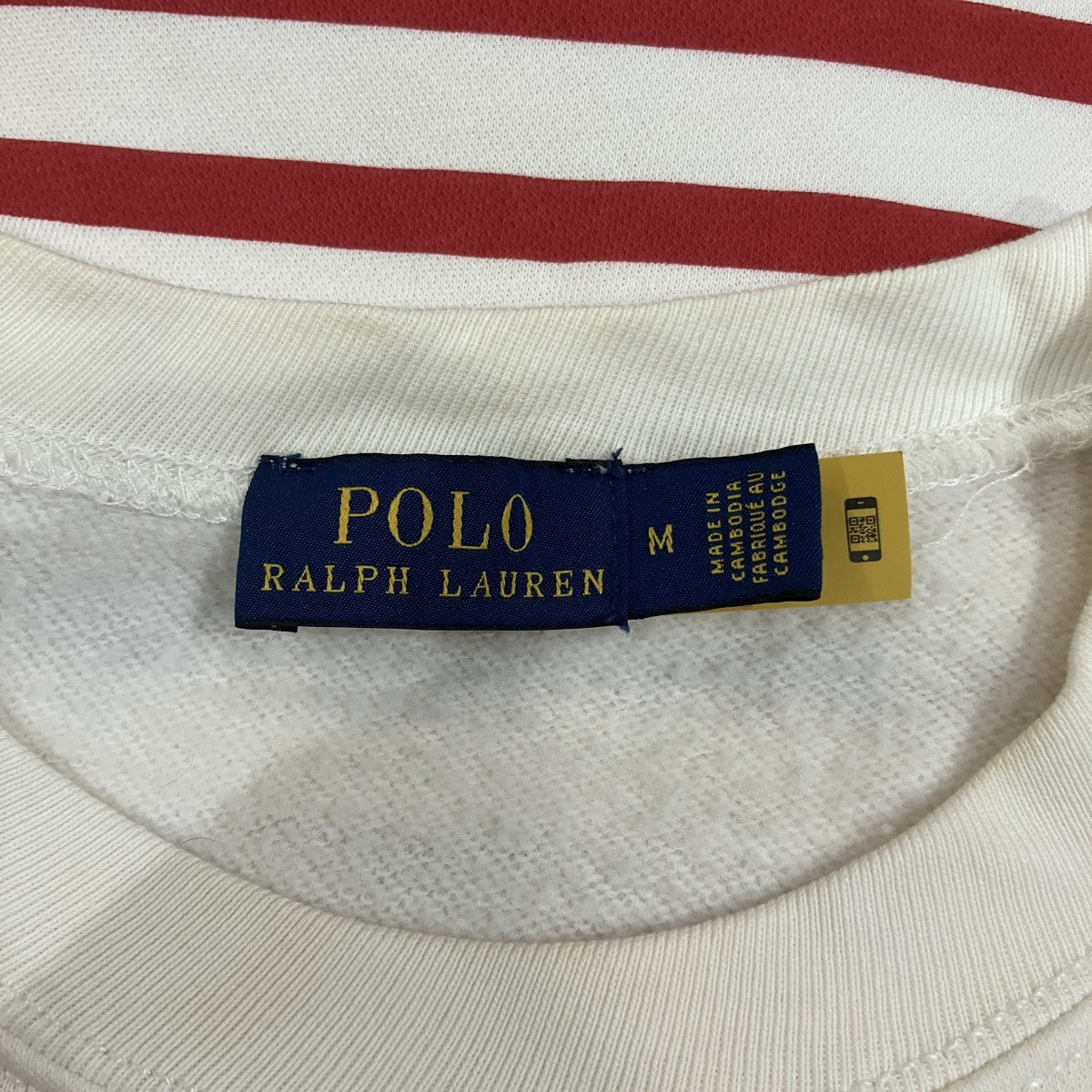 ベアプリントロングスリーブTシャツ