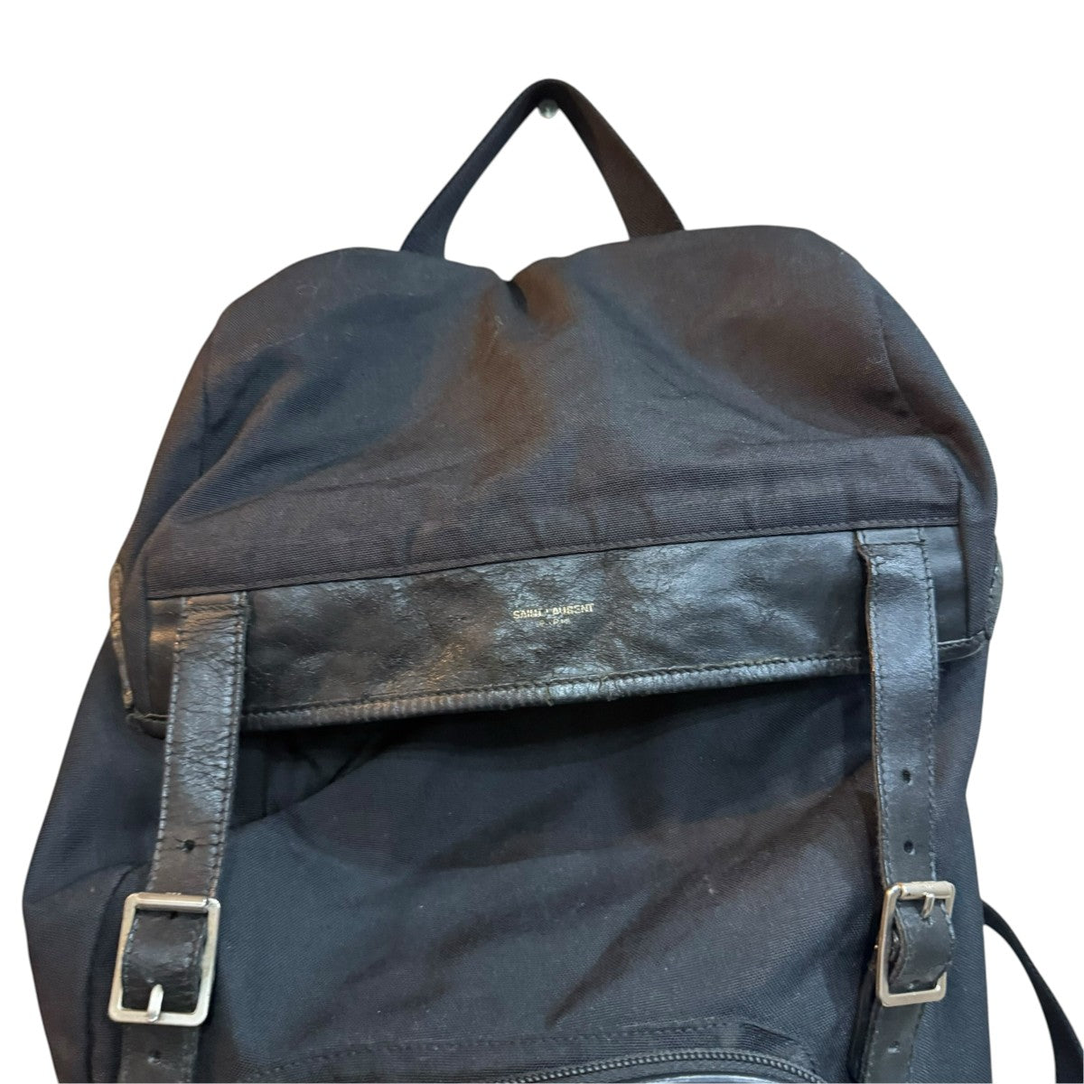Saint Laurent Paris ハンティングロックサック バックパック342609 古着・中古-3枚目のアイテム画像