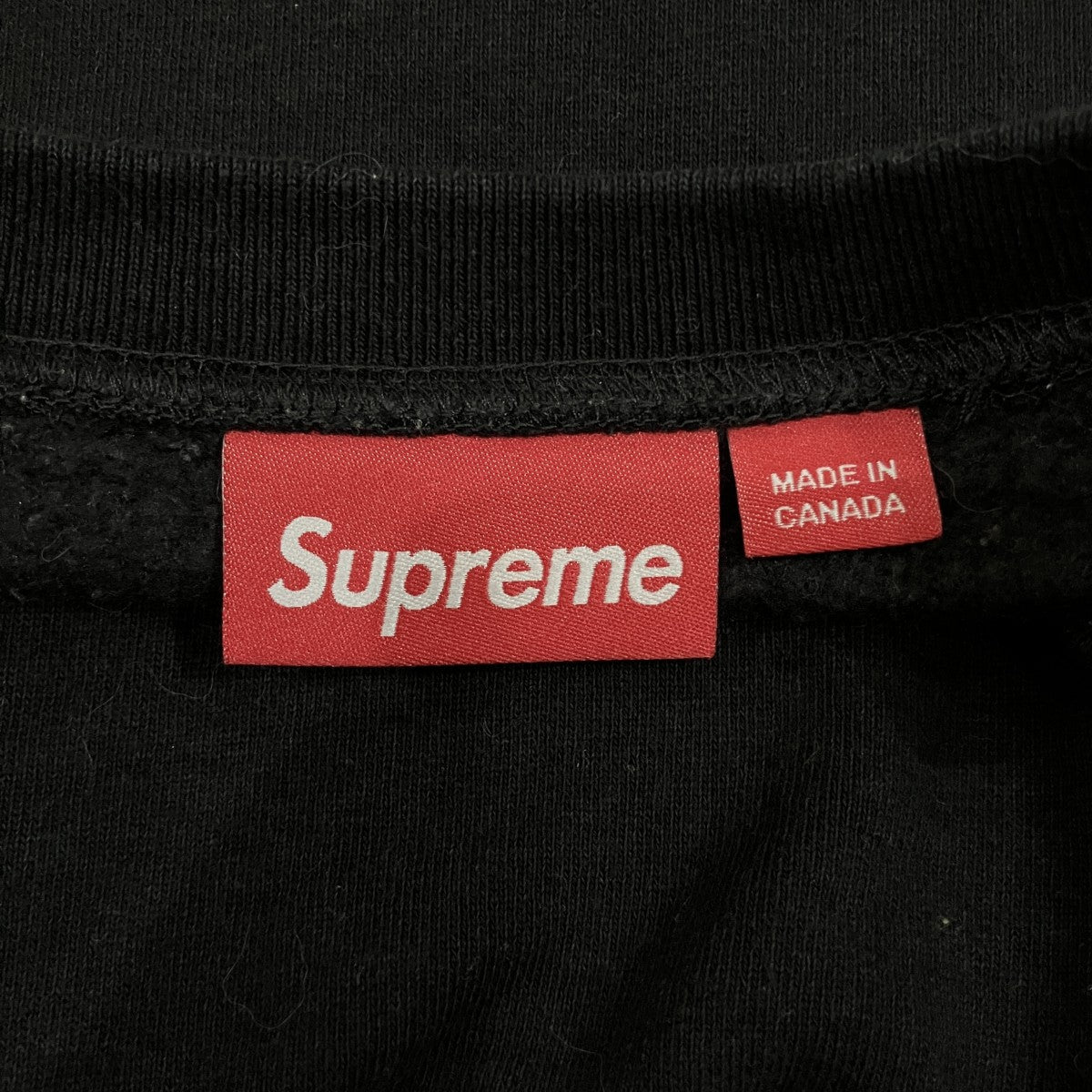 Supreme チェック柄ブランドロゴスウェット 古着・中古-5枚目のアイテム画像