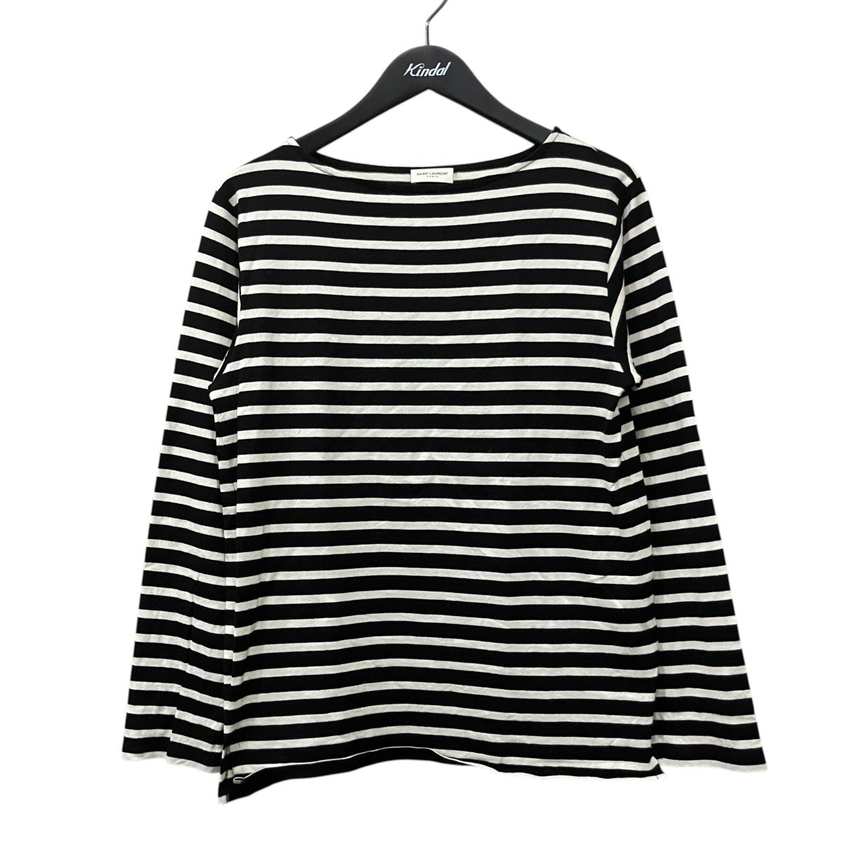Saint Laurent Paris 長袖ボーダーTシャツ370075 古着・中古-1枚目のアイテム画像