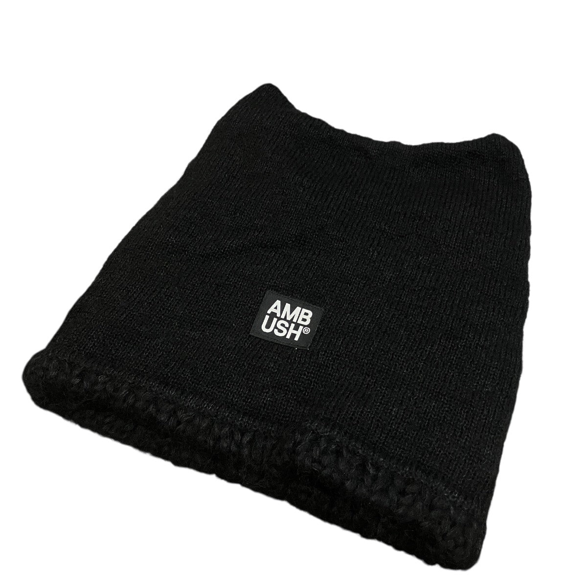 美品 AMBUSH アンブッシュ 猫耳 ニット帽 ビーニー 匿名配送 AMBUSH(アンブッシュ) 猫耳ビーニー12115095 12115095 ブラック サイズ