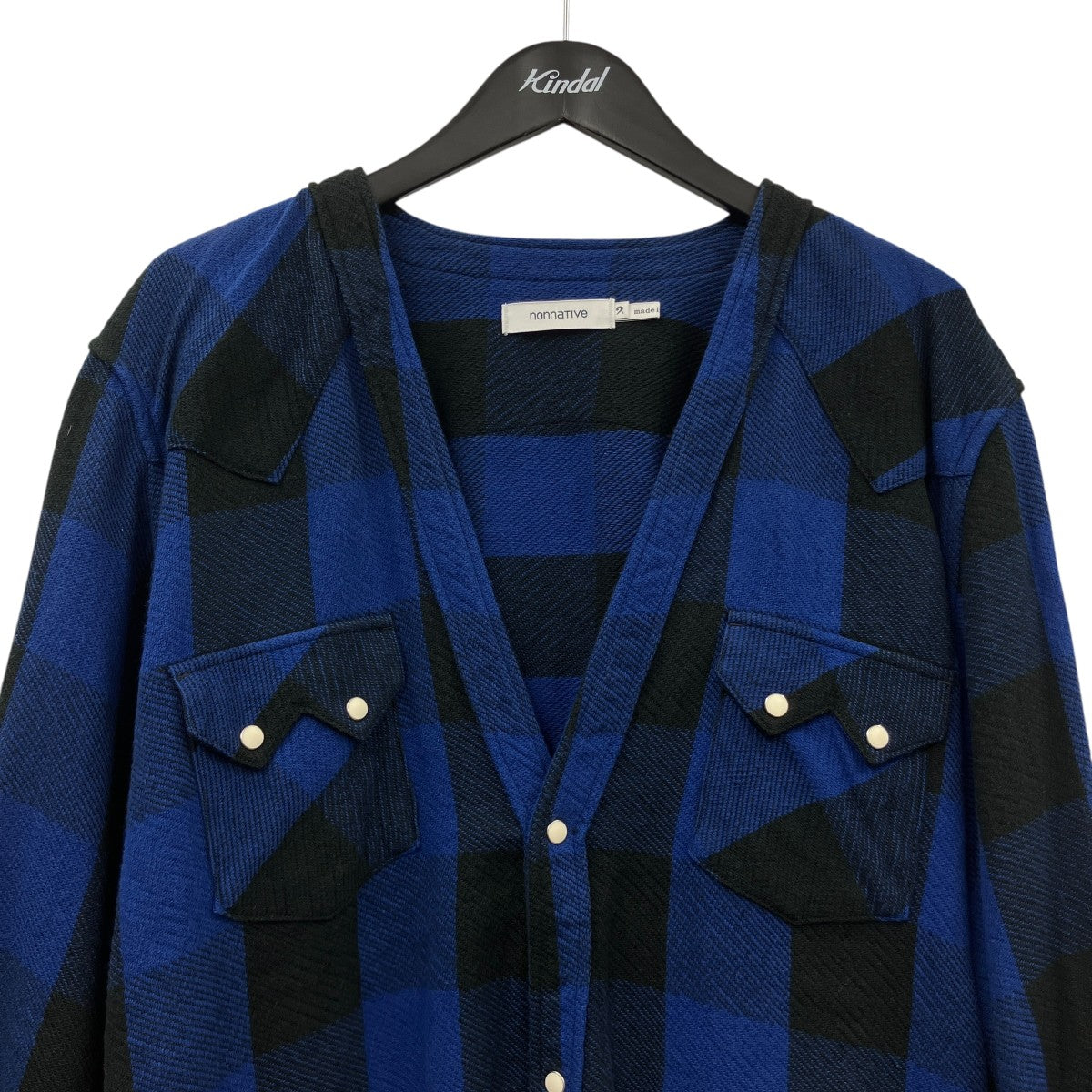 「RANCHER SHIRT JACKET COTTON BLOCK PLAID」チェックシャツジャケットNN-SJ3707