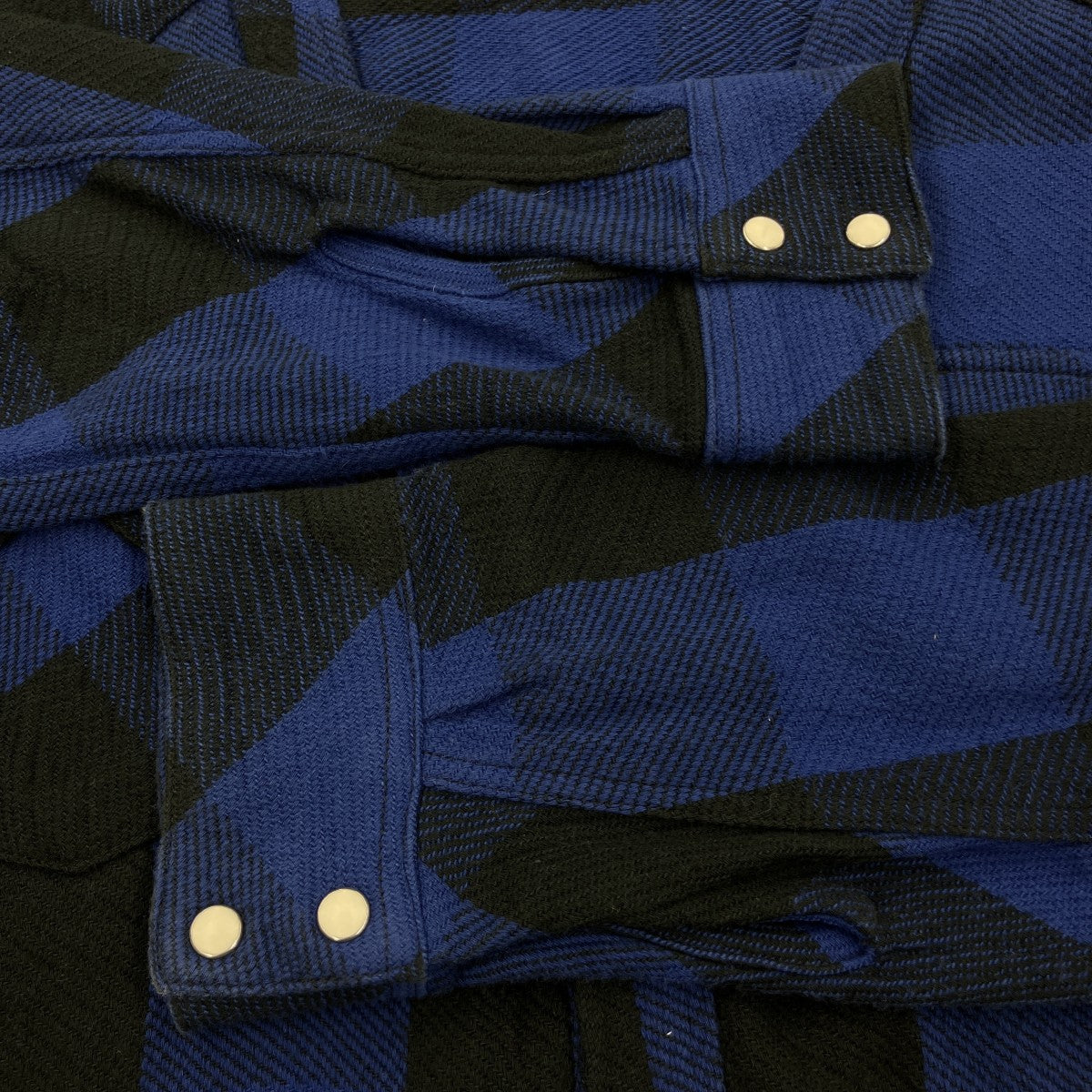 「RANCHER SHIRT JACKET COTTON BLOCK PLAID」チェックシャツジャケットNN-SJ3707