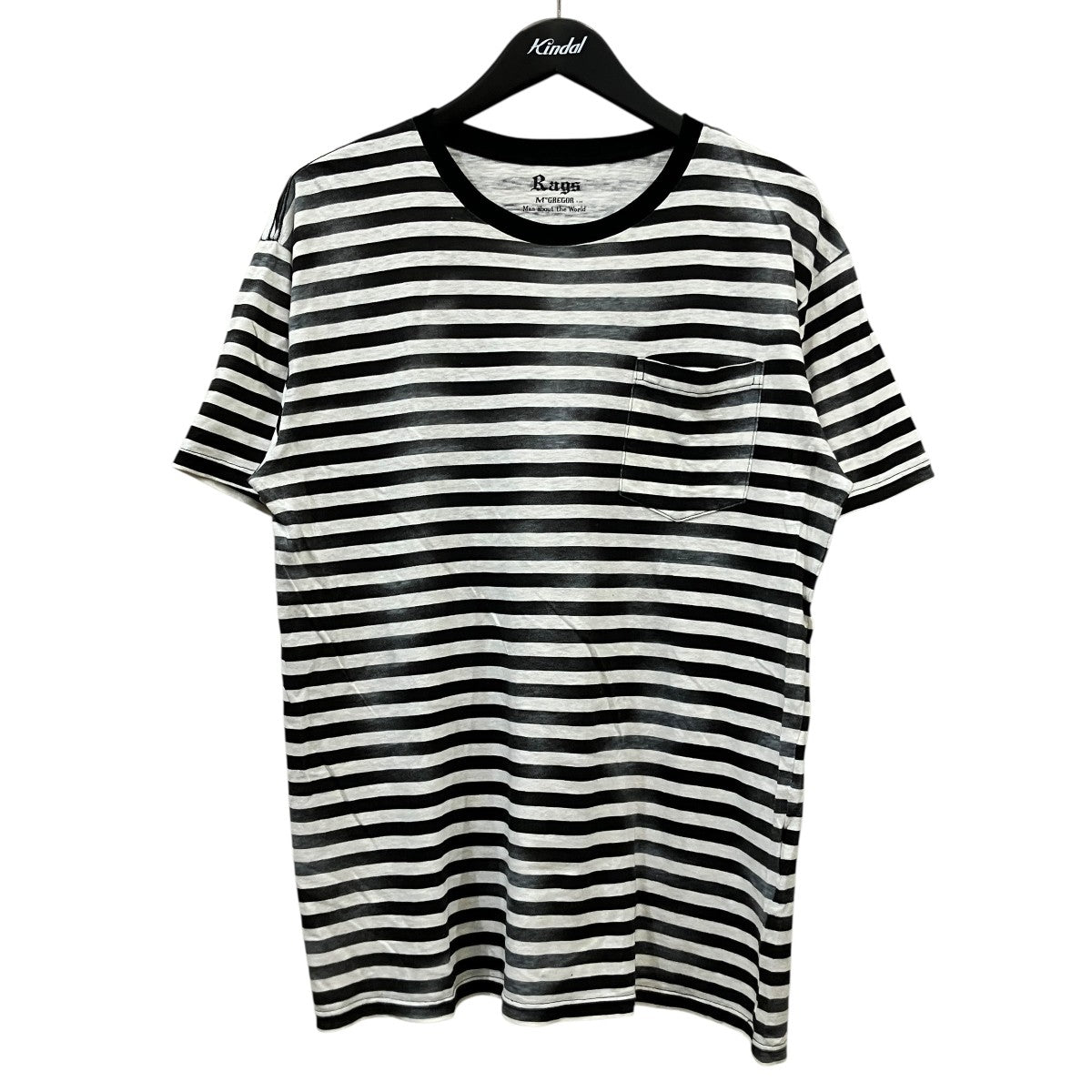 かすれボーダーTシャツ211725607