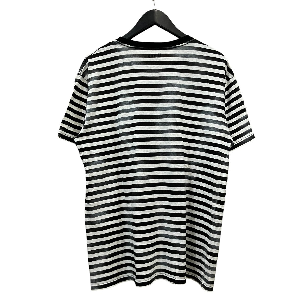 かすれボーダーTシャツ211725607