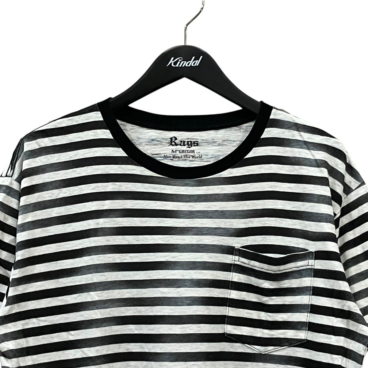 かすれボーダーTシャツ211725607