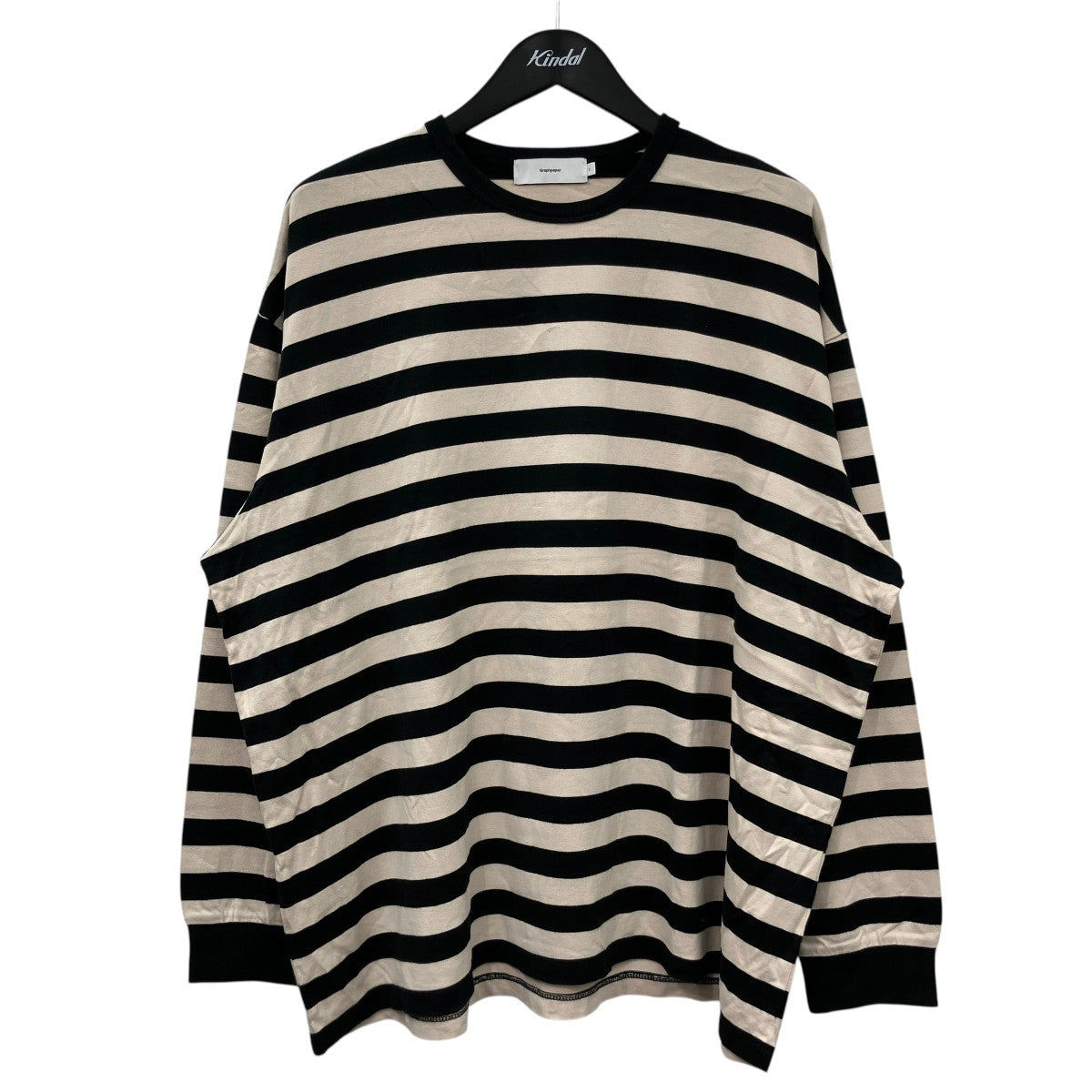 「Fine Cotton Border L S Tee」ボーダーロングスリーブTシャツGU223-70011B