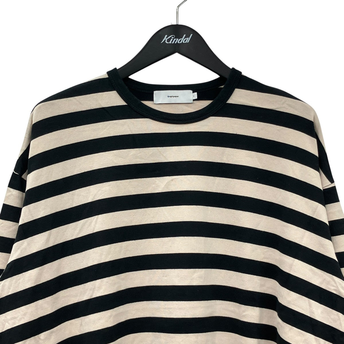 「Fine Cotton Border L S Tee」ボーダーロングスリーブTシャツGU223-70011B
