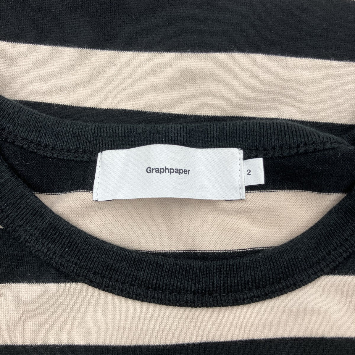 「Fine Cotton Border L S Tee」ボーダーロングスリーブTシャツGU223-70011B
