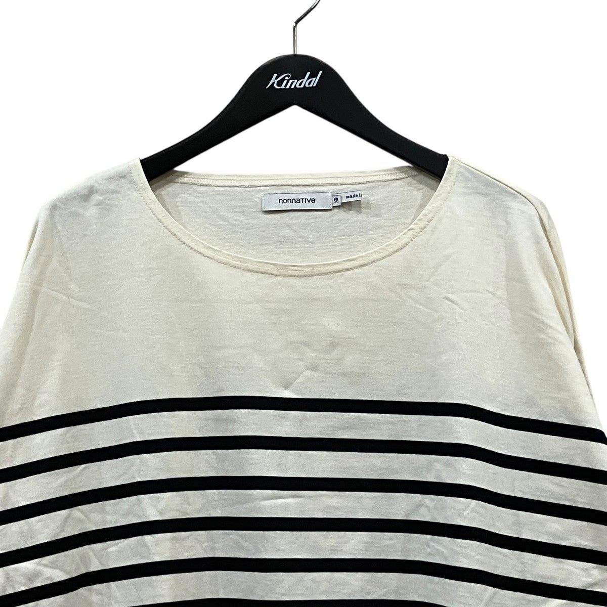 「CLERK L S TEE COTTON JERSEY BORDER」ボーダーロングスリーブTシャツNN-C3413