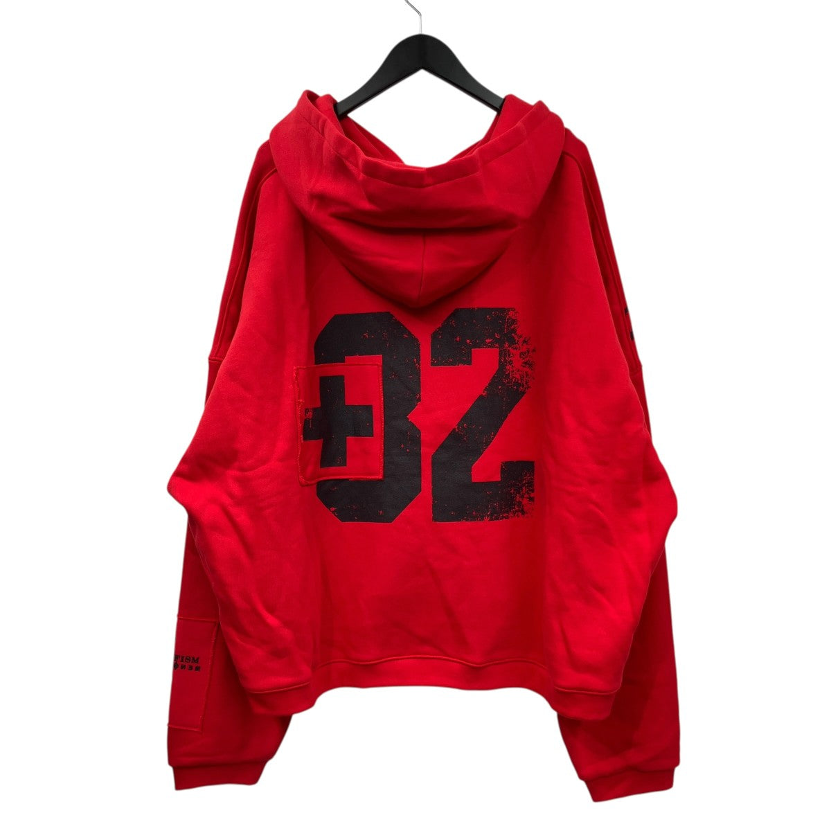「PACIFISM SLOGAN HOOD ZIP」ジップパーカー