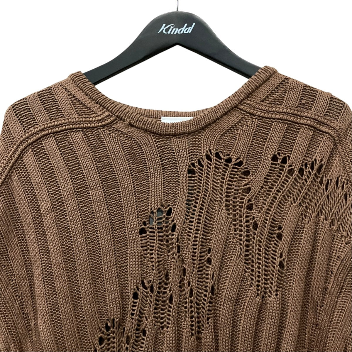 CORTEX SWEATER ダメージ加工リブニット