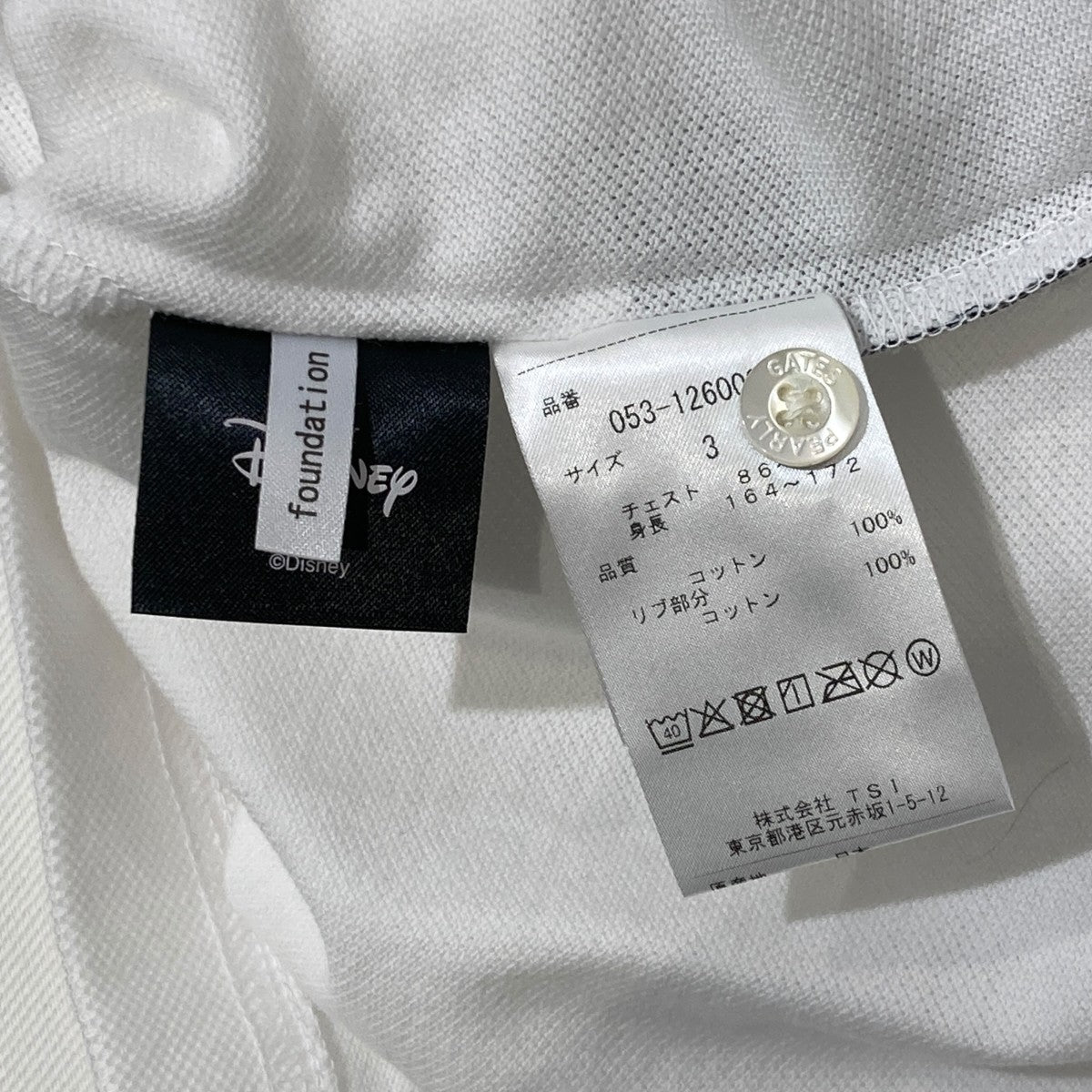 PEARLY GATES ミッキーマウスポロシャツ053-1260001 古着・中古-5枚目のアイテム画像