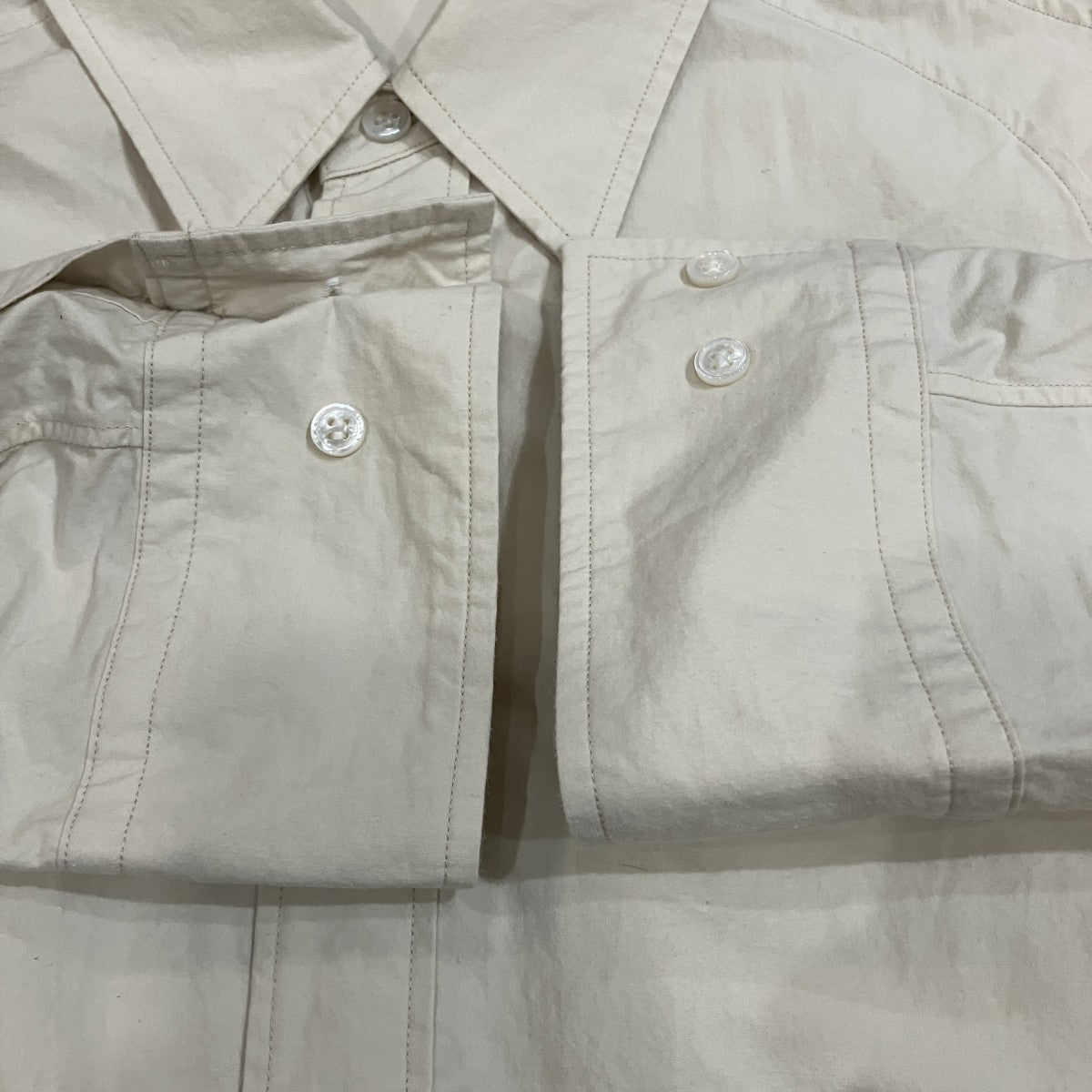 PANELLED LONG SLEEVE SHIRT 長袖シャツ