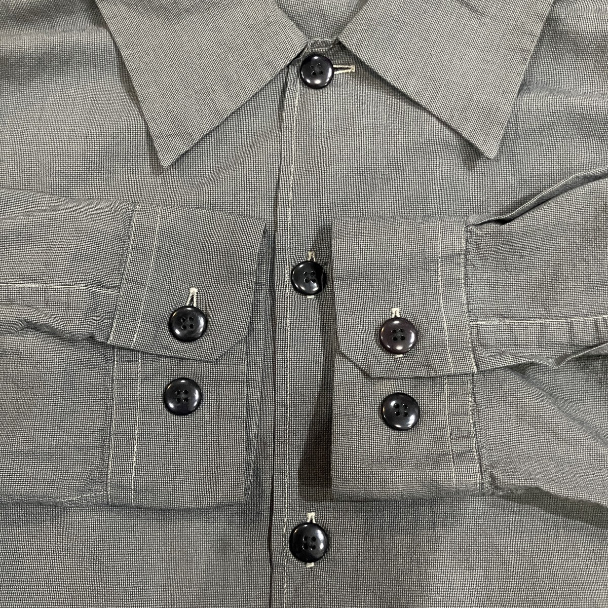 Garment Dyed Short Cut Shirt長袖シャツ1261-81-003