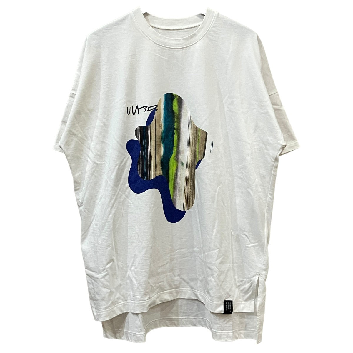 タイダイストライププリントTシャツ