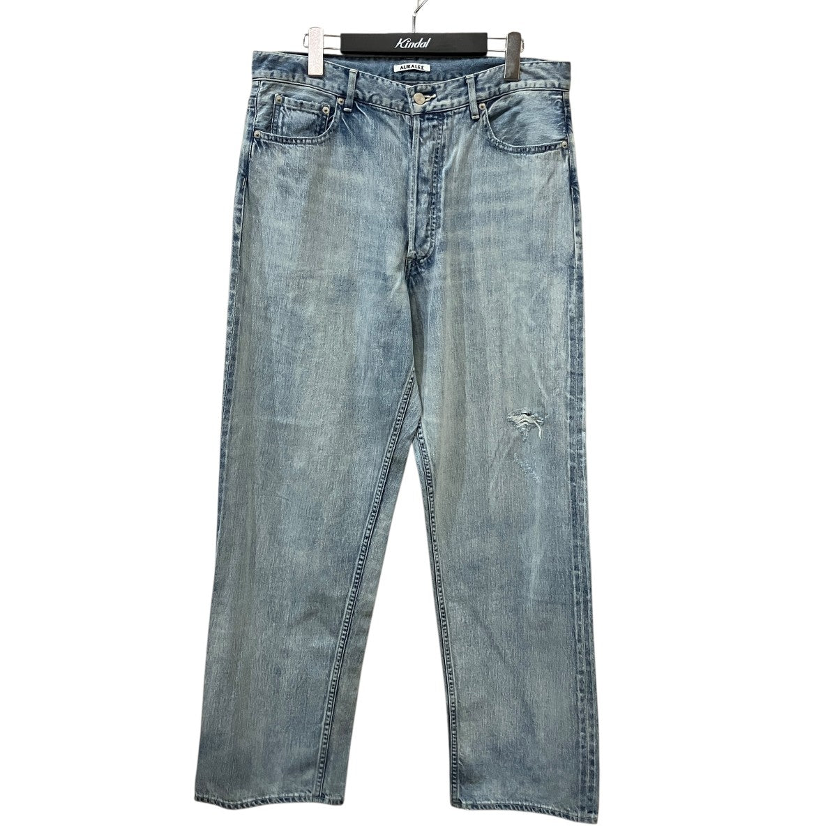 FADED SELVEDGE LIGHT DENIM WIDE PANTS デニムパンツ