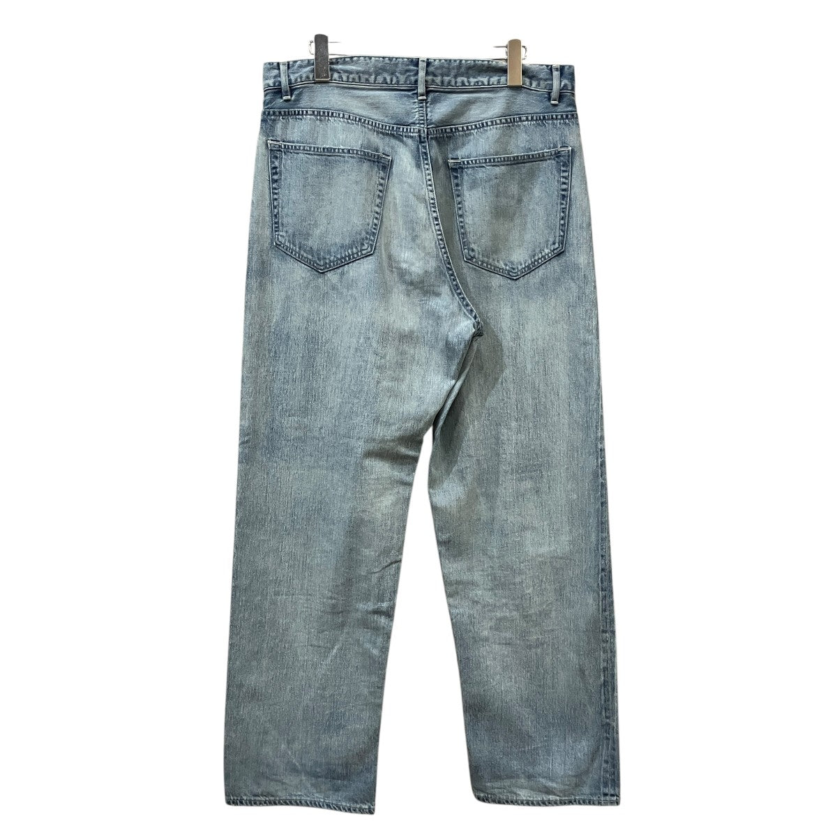 FADED SELVEDGE LIGHT DENIM WIDE PANTS デニムパンツ