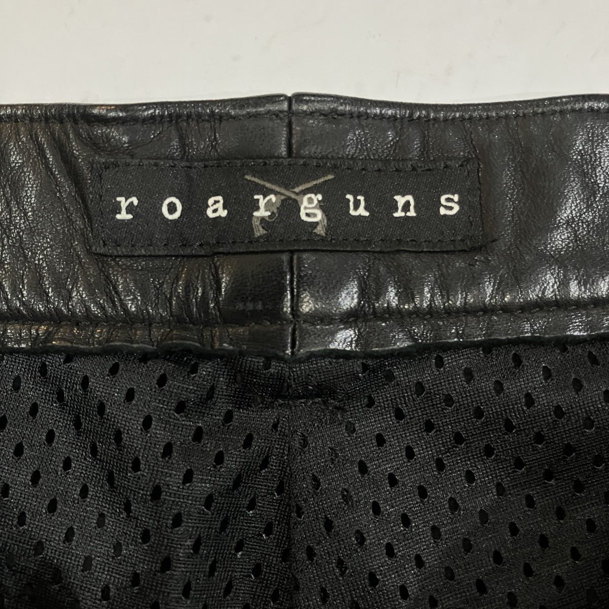 COW LEATHER SHORTS CROSSGUN WAPPEN レザーショートパンツ
