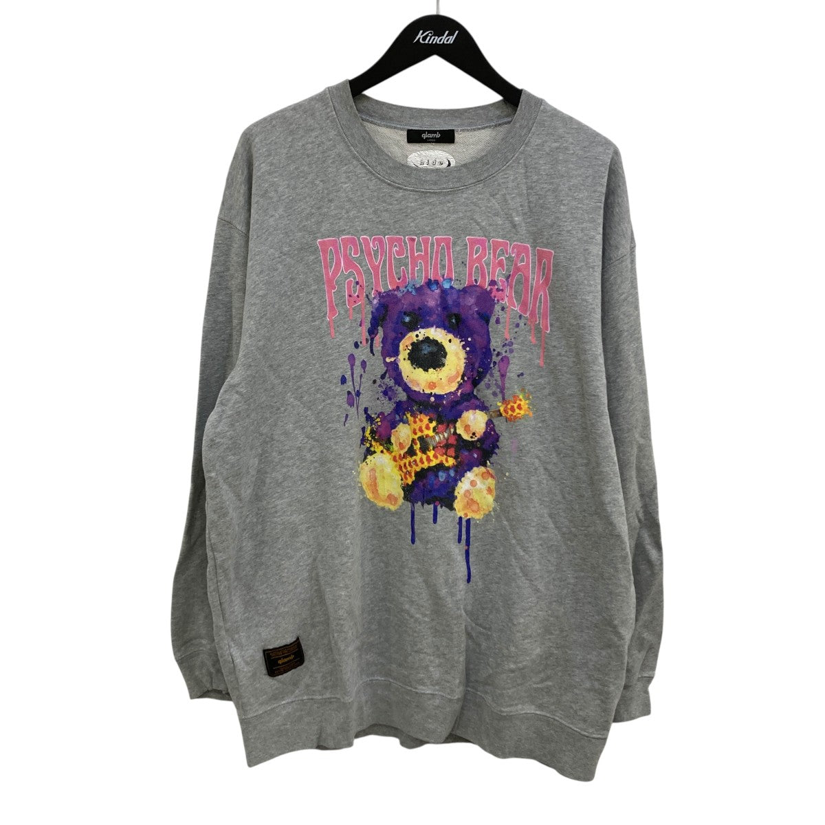 ベアプリントロングスリーブTシャツ