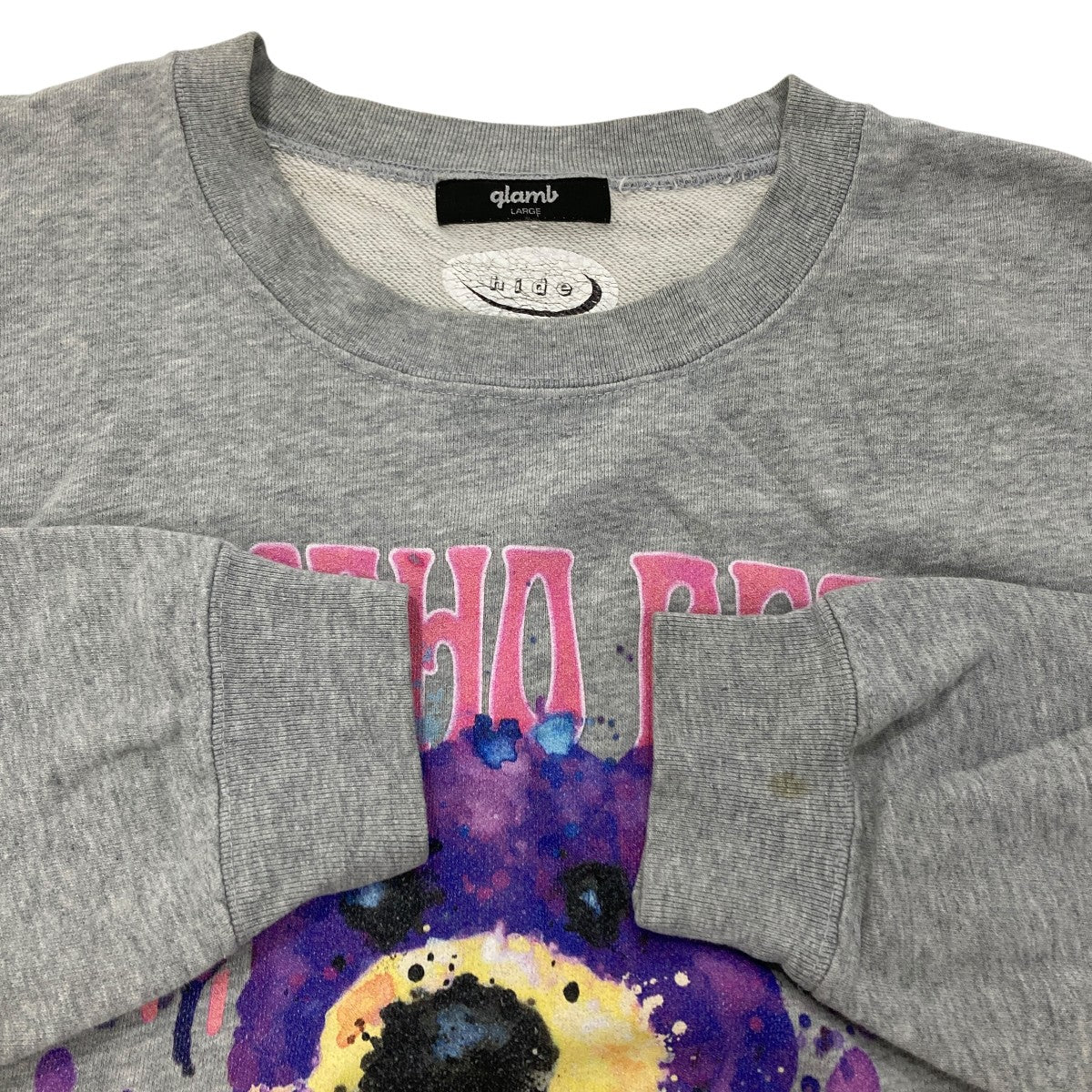 ベアプリントロングスリーブTシャツ