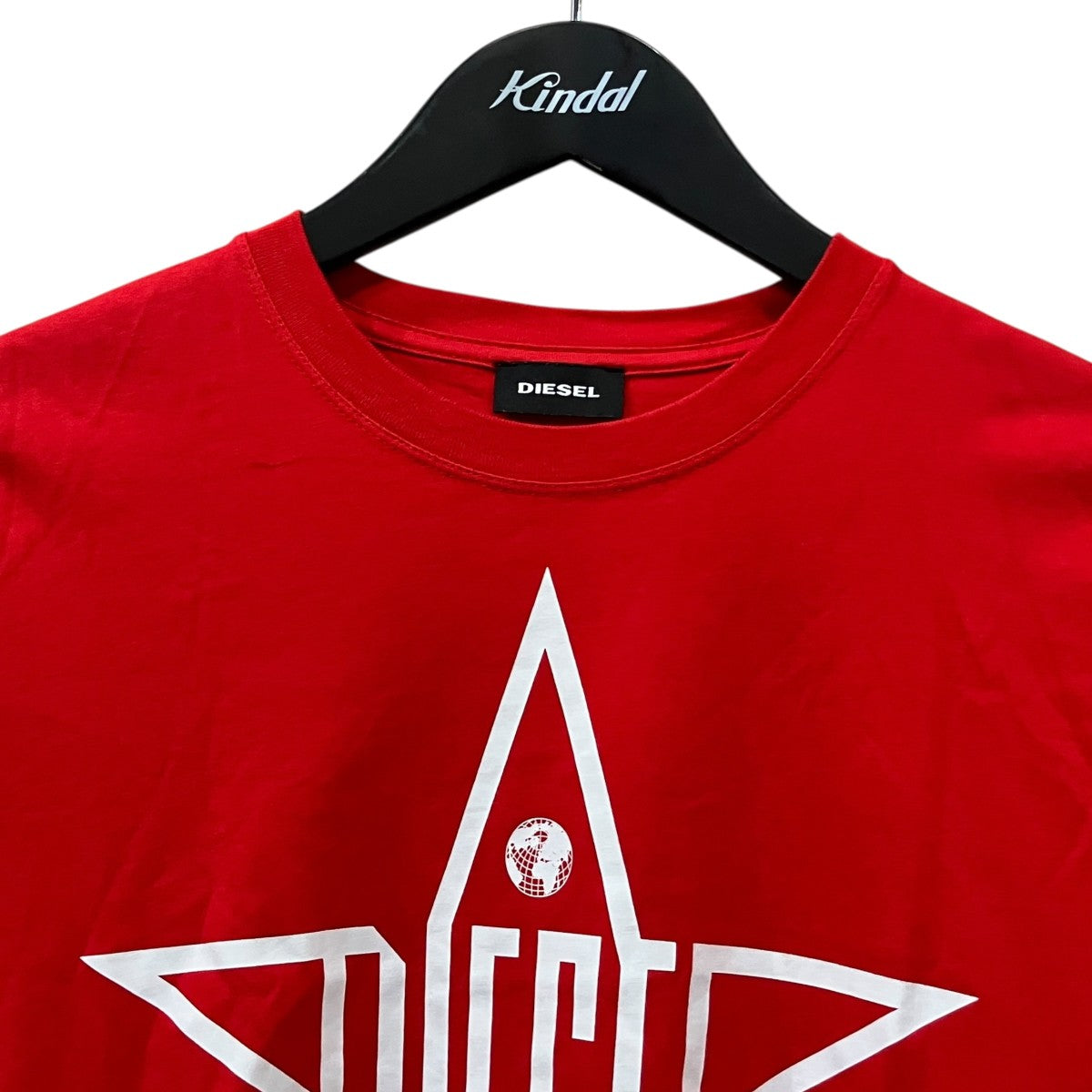 【新品未使用】DIESEL ロゴプリント Tシャツ レッド DIESEL(ディーゼル) プリントTシャツ S.C.HK000066 レッド サイズ S