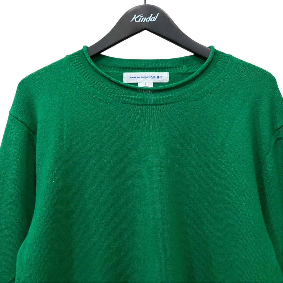 COMME des GARCONS SHIRT ウールロールネックニット 古着・中古-3枚目のアイテム画像