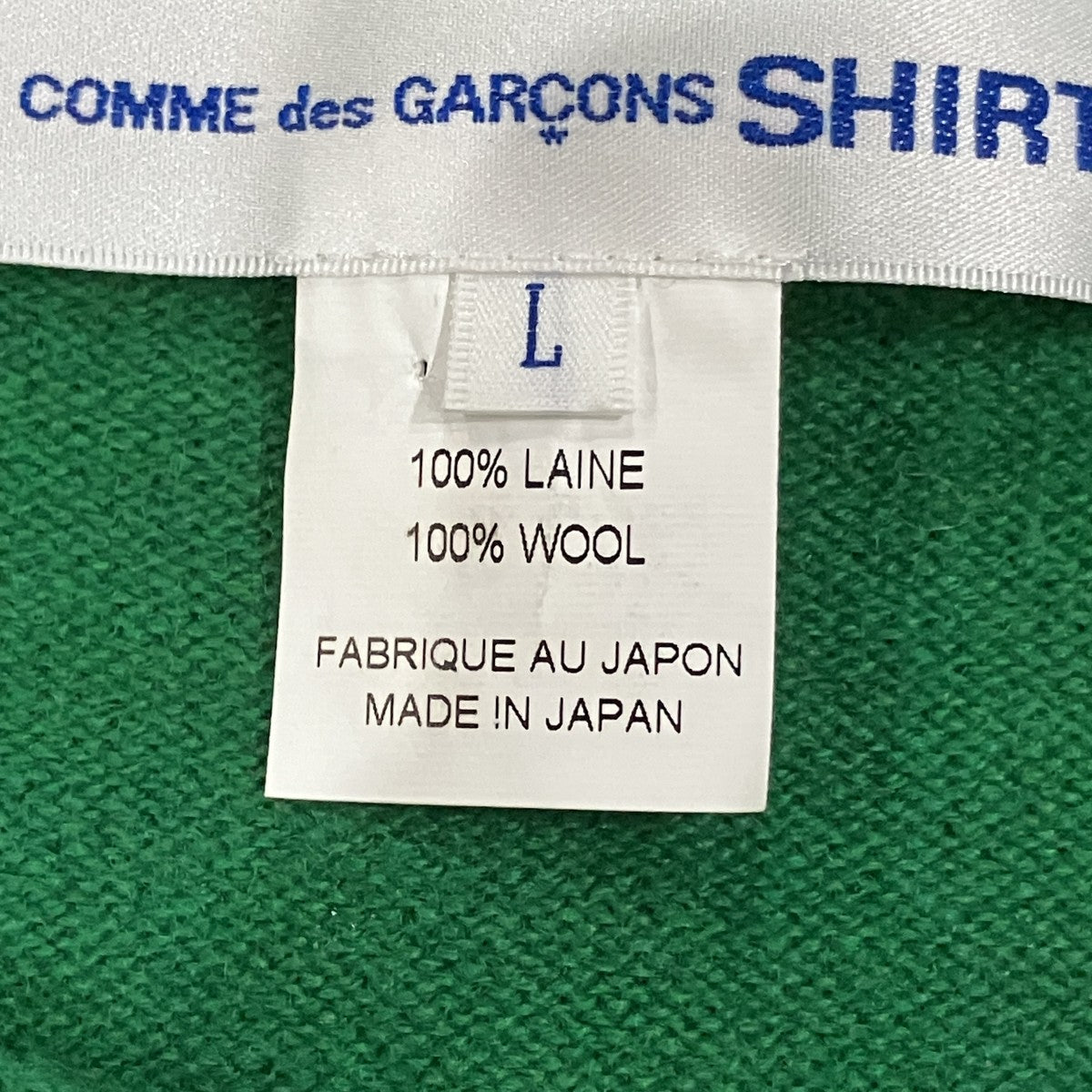 COMME des GARCONS SHIRT ウールロールネックニット 古着・中古-5枚目のアイテム画像