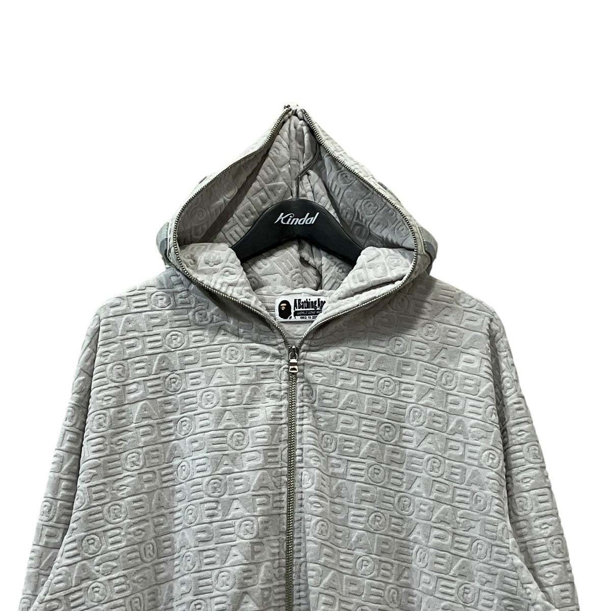 モノグラム柄シャークモチーフフルジップパーカー001ZPK801303M