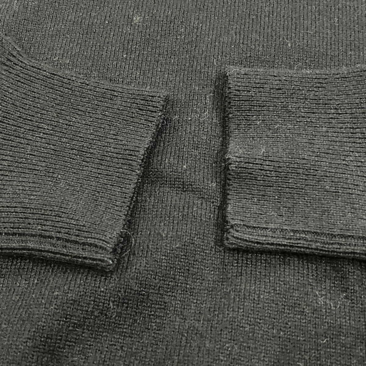AURALEE CASHMERE SILK WOOL KNIT クルーネックニット 古着・中古-4枚目のアイテム画像
