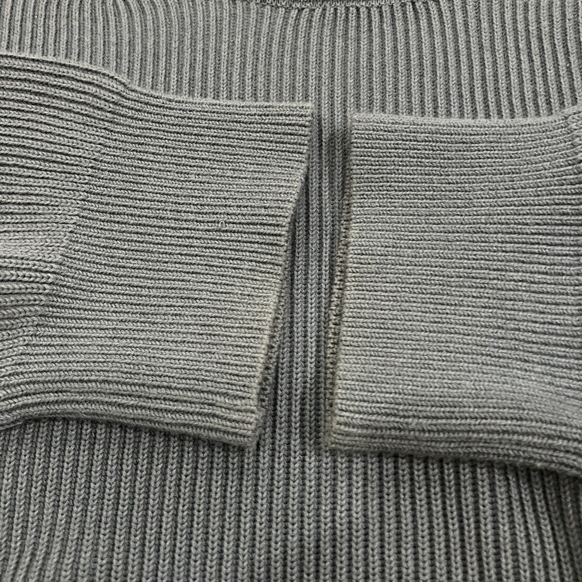 AURALEE SUPER HARD TWIST RIB KNIT クルーネックニット 古着・中古-4枚目のアイテム画像