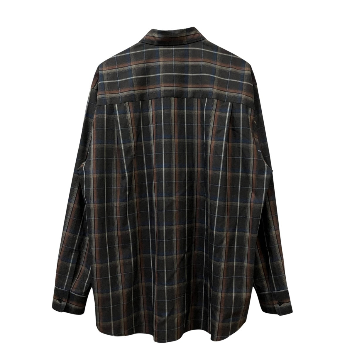 「SUPER LIGHT WOOL CHECK SHIRT」長袖シャツA24SS01LC