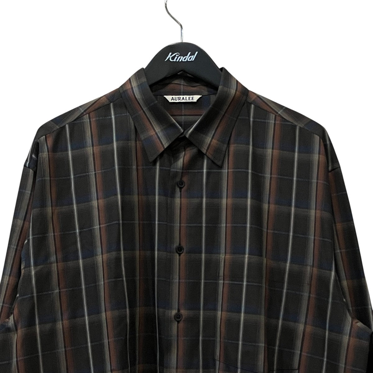 「SUPER LIGHT WOOL CHECK SHIRT」長袖シャツA24SS01LC