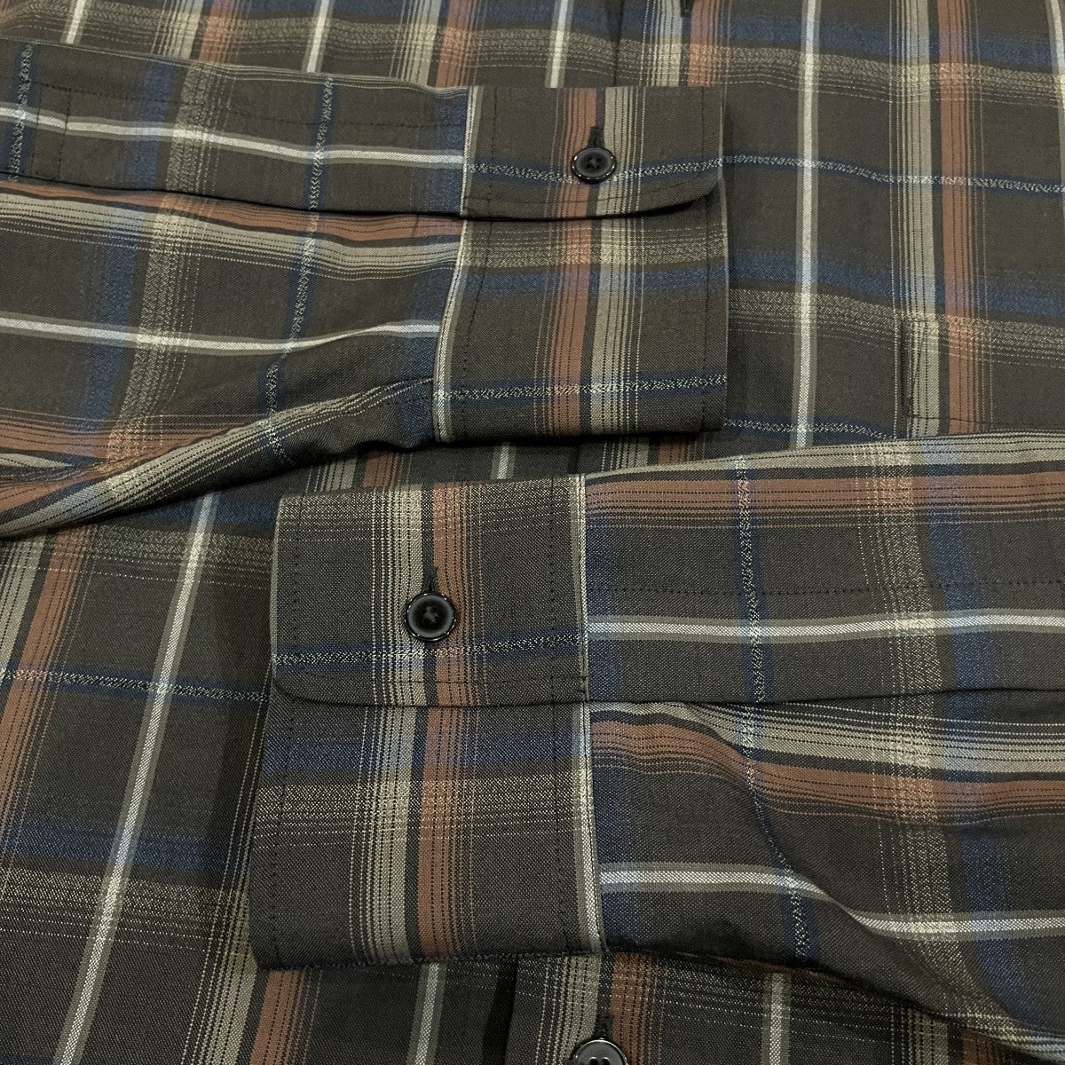 「SUPER LIGHT WOOL CHECK SHIRT」長袖シャツA24SS01LC
