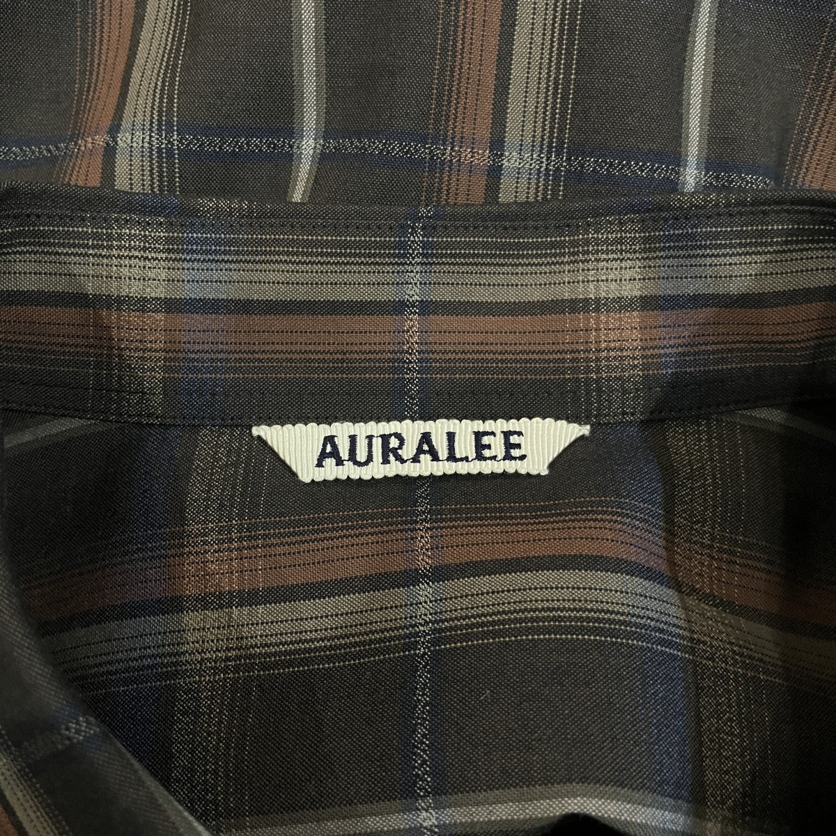 「SUPER LIGHT WOOL CHECK SHIRT」長袖シャツA24SS01LC