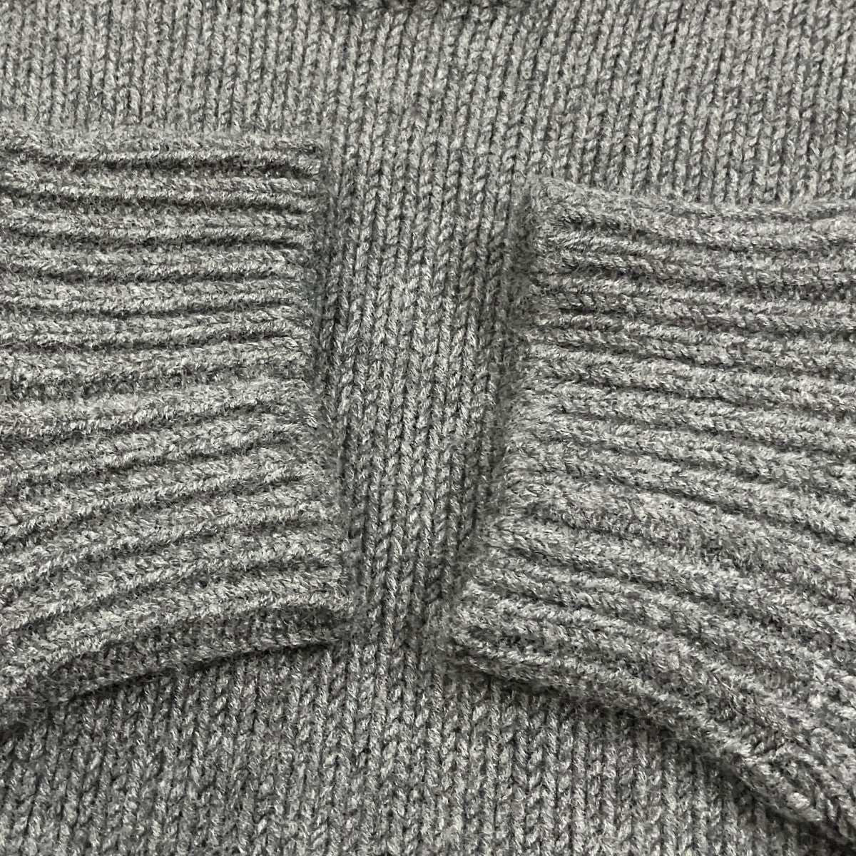 AURALEE WOOL SOFT CORD KNIT クルーネックニット 古着・中古-4枚目のアイテム画像