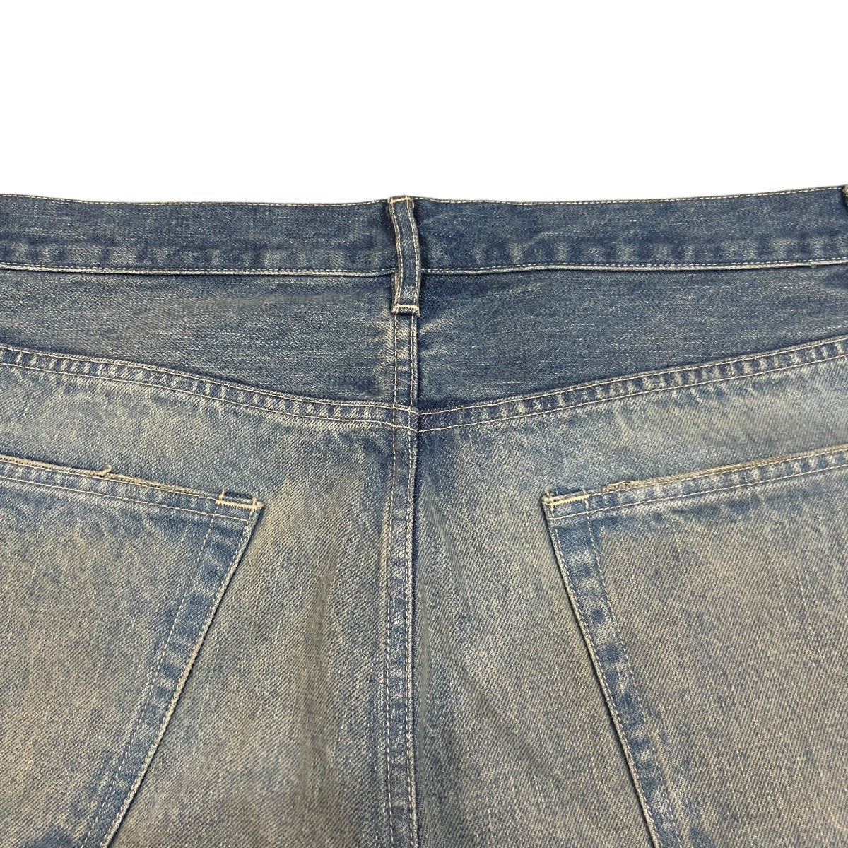 「SELVEDGE FADED HEAVY DENIM WIDE PANTS」デニムパンツA24AP02DH