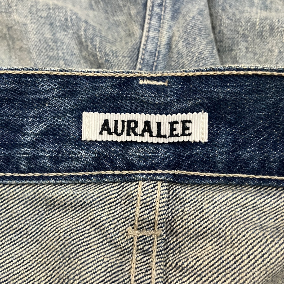 「SELVEDGE FADED HEAVY DENIM WIDE PANTS」デニムパンツA24AP02DH