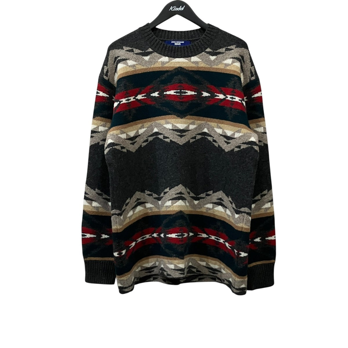 JUNYA WATANABE CDG×PENDLETON クルーネックニット 古着・中古-1枚目のアイテム画像