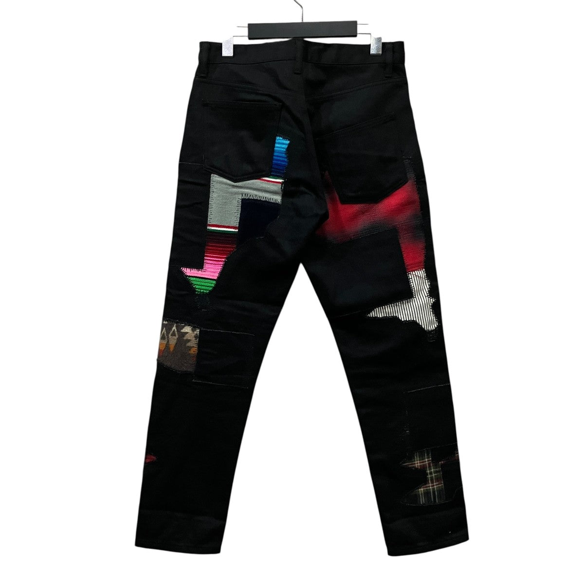 「綿セルビッチデニム×多素材MIX PENDLETON Wネーム」デニムパンツWJ-P012