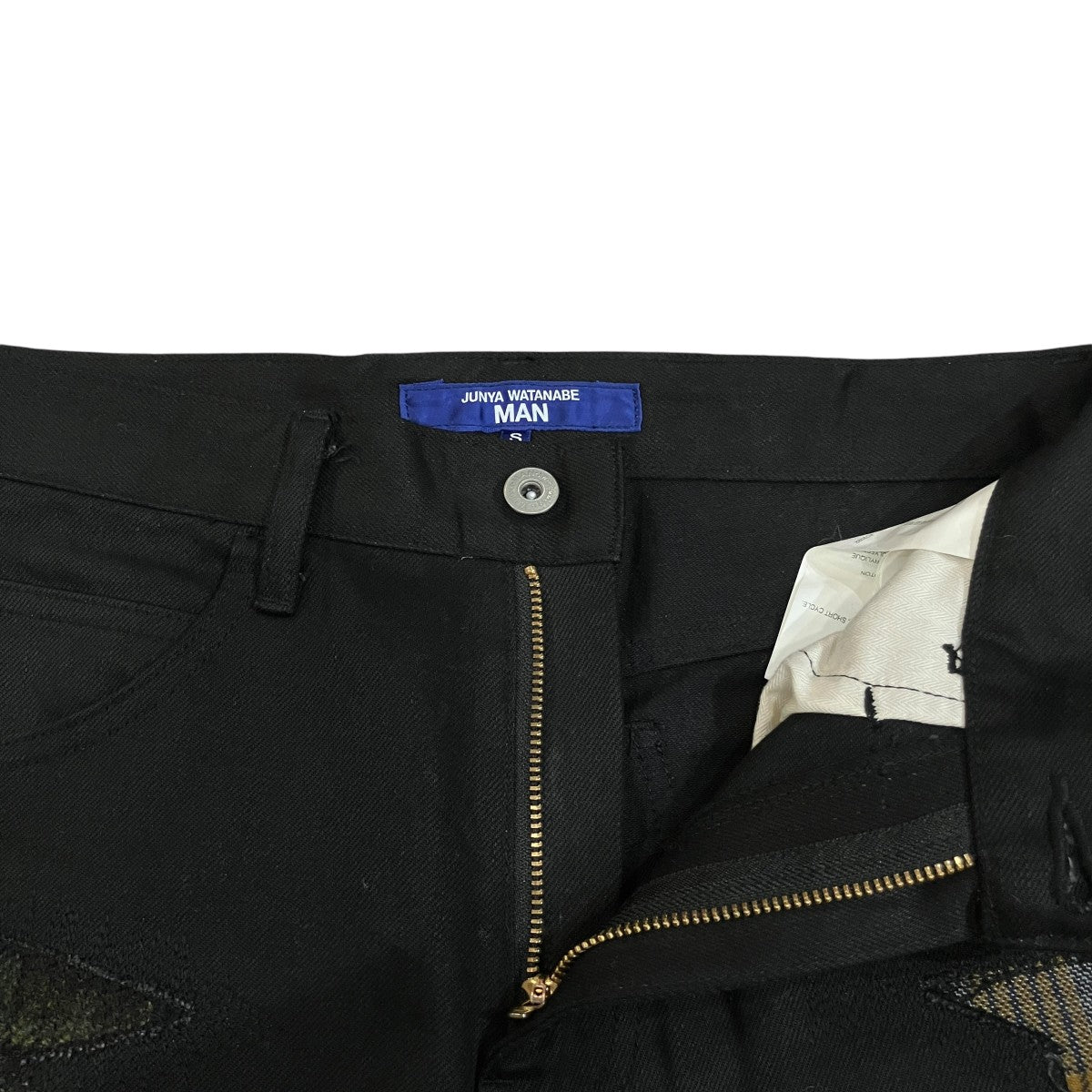 「綿セルビッチデニム×多素材MIX PENDLETON Wネーム」デニムパンツWJ-P012