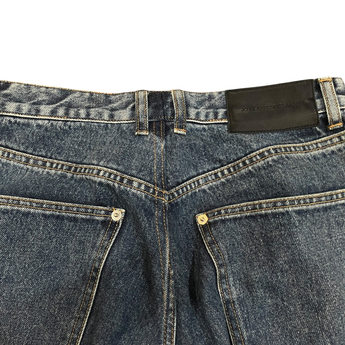 「WASHED DENIM FRONT POCKET PANTS」デニムパンツ2A012-0323-36