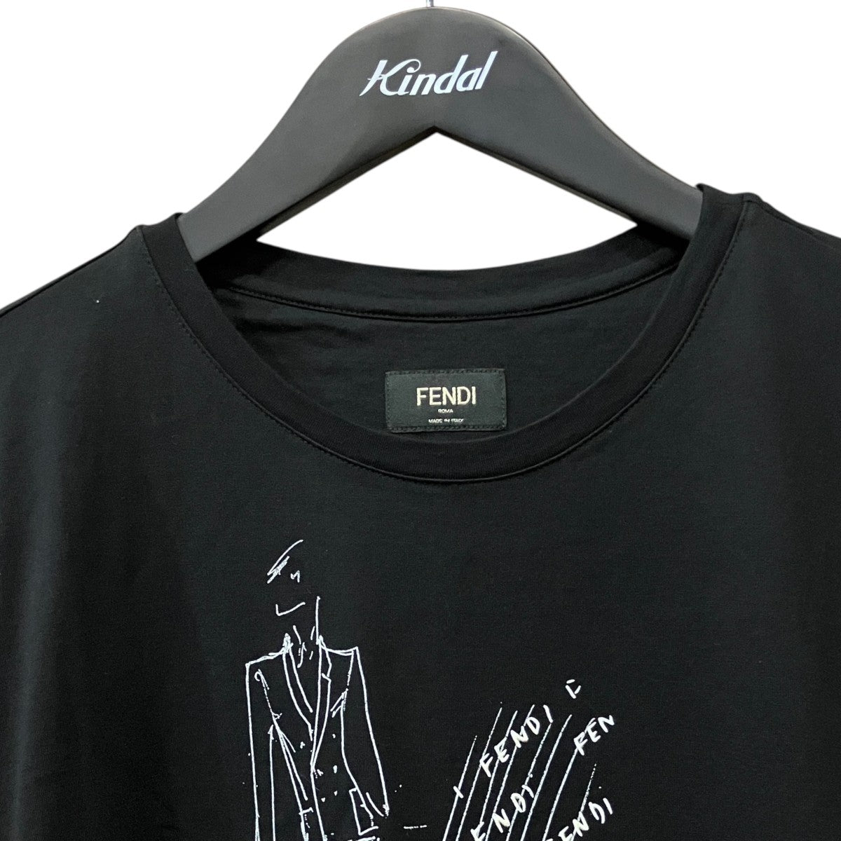 FENDI プリント半袖Tシャツ 古着・中古-3枚目のアイテム画像