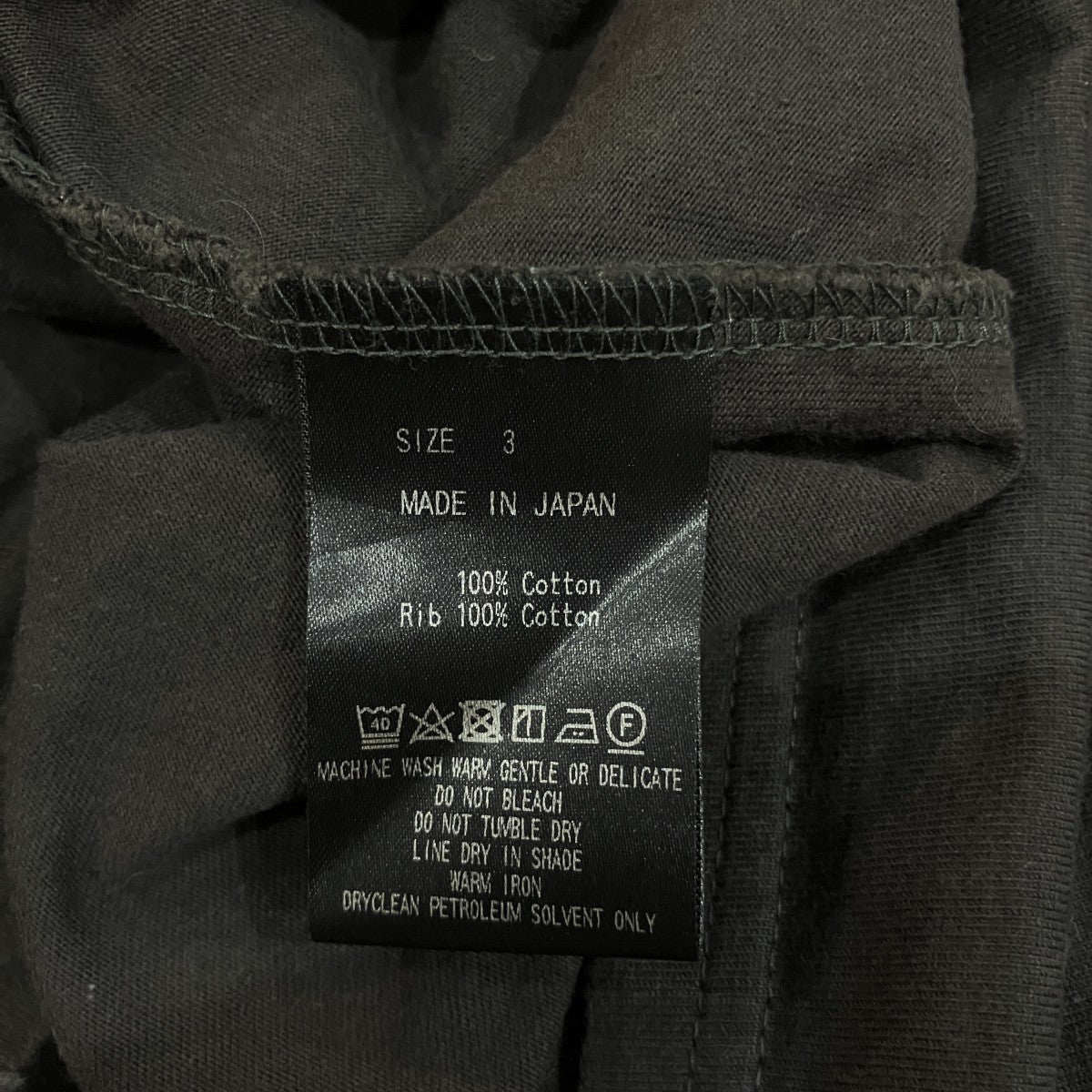 「ORGANIC COTTON KNIT CREW NECK TEE」クルーネックTシャツM24A-15CS03B