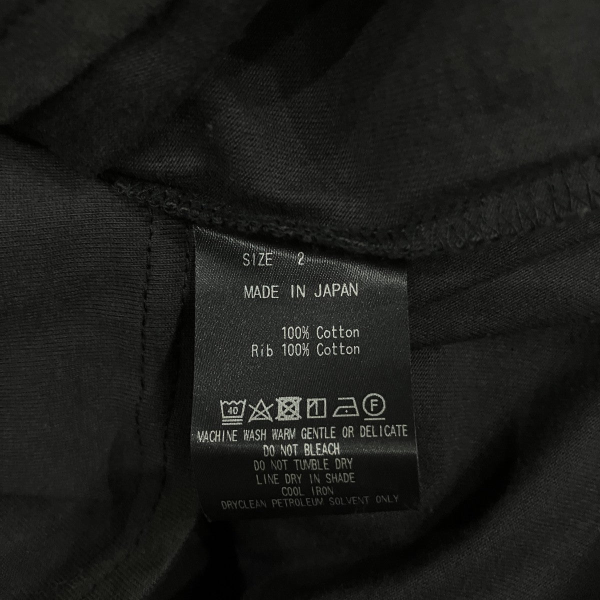 「ORGANIC COTTON KNIT CREW NECK L S TEE」ロングスリーブTシャツM25A08CS01C