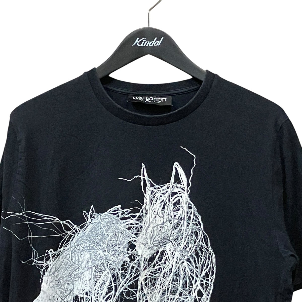 NEIL BARRETT ドーベルマンTシャツPBJT496P-L528S 古着・中古-3枚目のアイテム画像