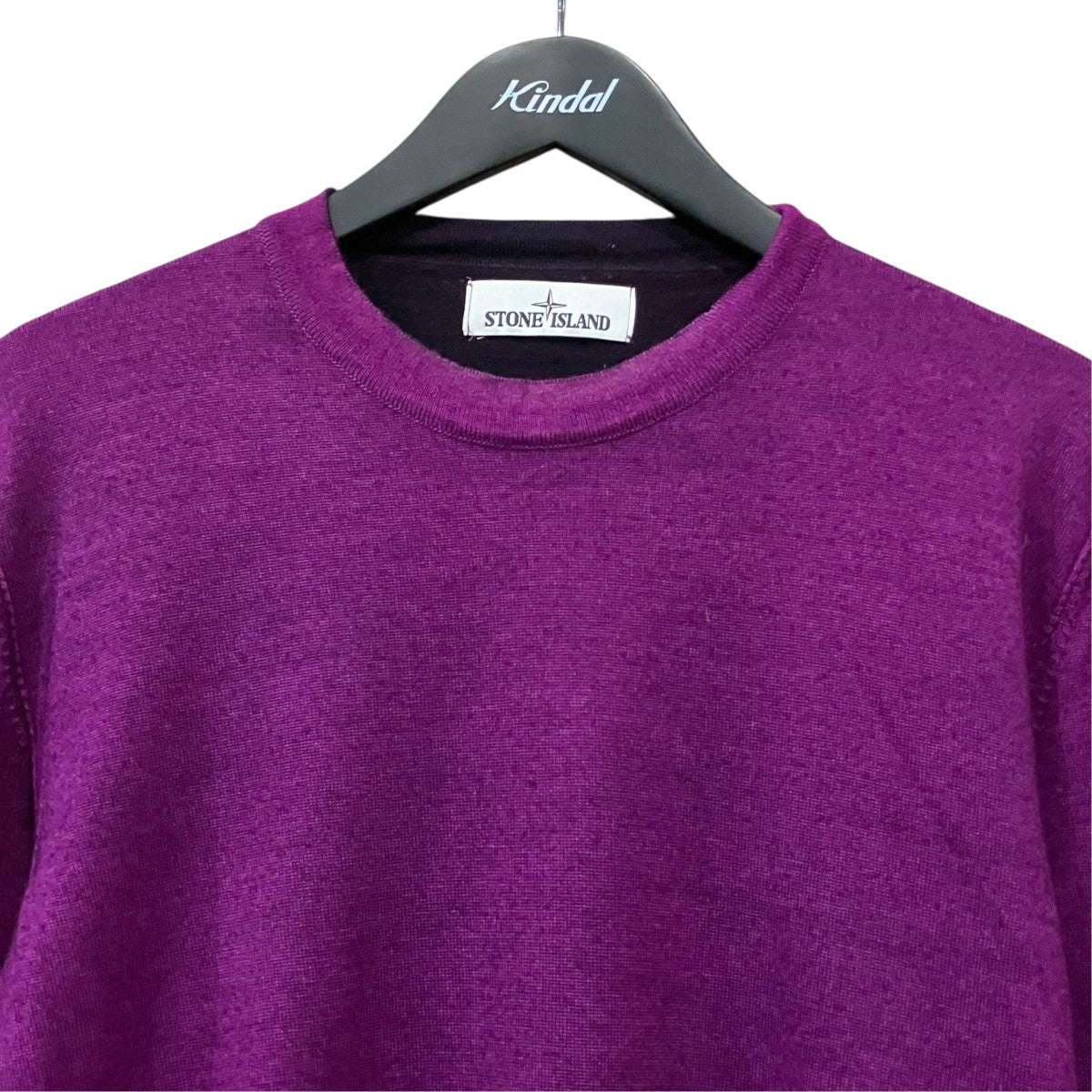 STONE  クールネックセーター STONE ISLAND(ストーンアイランド) クルーネック セーター パープル
