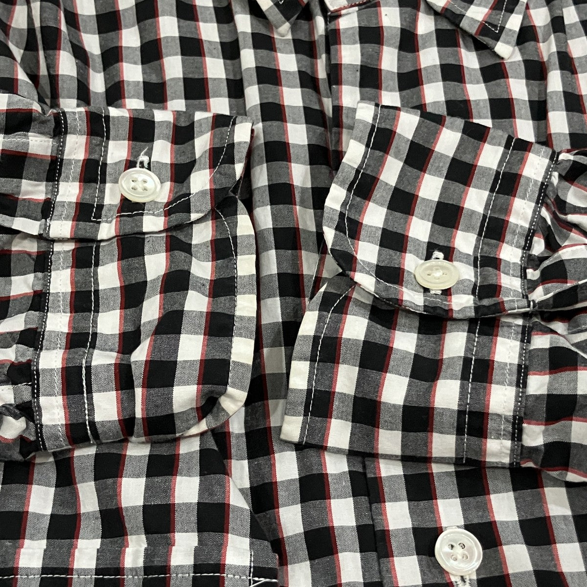 Porter Classic チェックシャツ 古着・中古-4枚目のアイテム画像