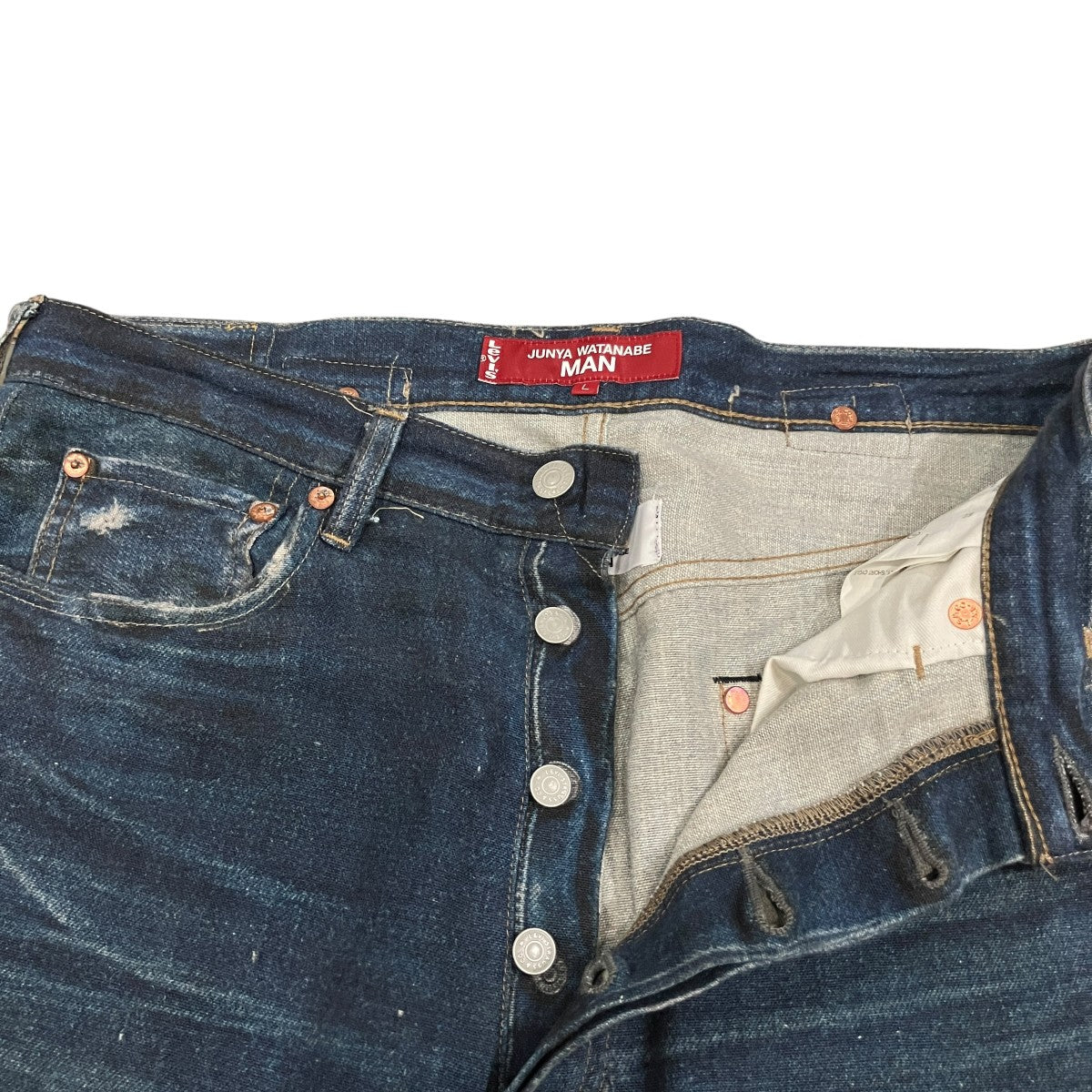JUNYA WATANABE CDG×BerBerJin×LEVI’S トロンプルイユパンツWQ-P902 古着・中古-3枚目のアイテム画像