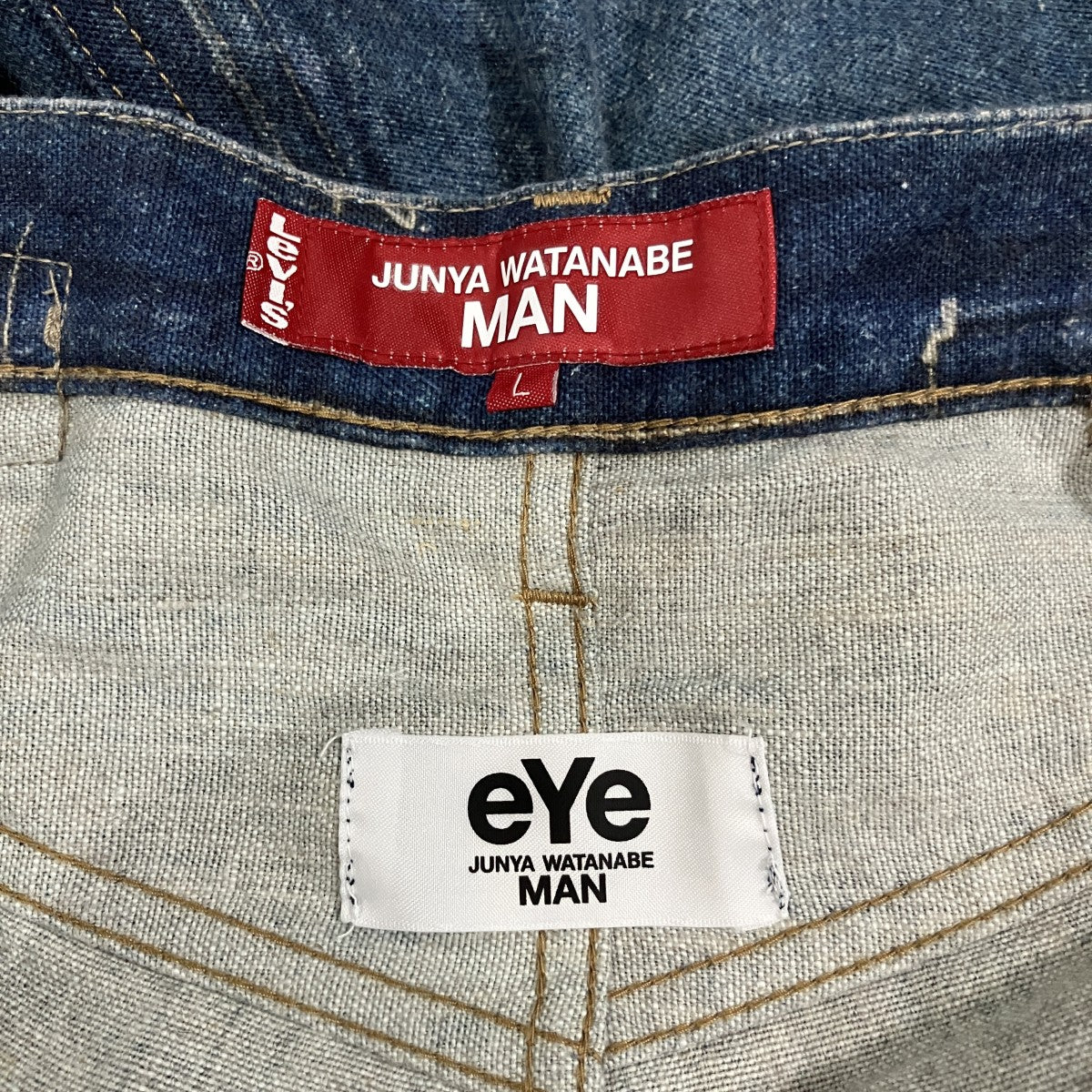 JUNYA WATANABE CDG×BerBerJin×LEVI’S トロンプルイユパンツWQ-P902 古着・中古-5枚目のアイテム画像